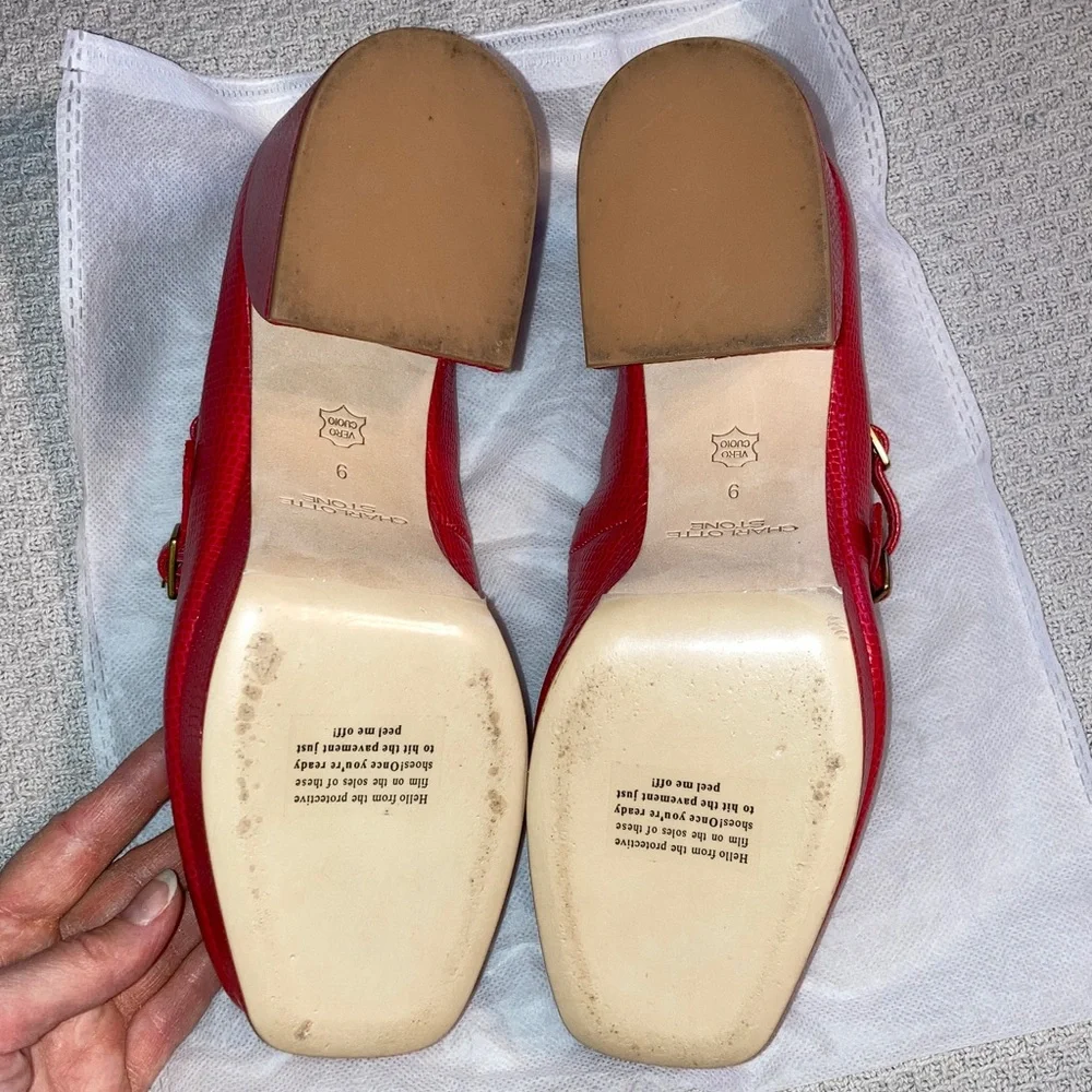 Charlotte Stone size 9 platform “Bizzy” heels in “Vamp” colorway. Like new. - Picture 4 of 4